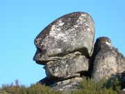 Figuras en roca en el Valle de los Faraones. Manzaneda, Orense
